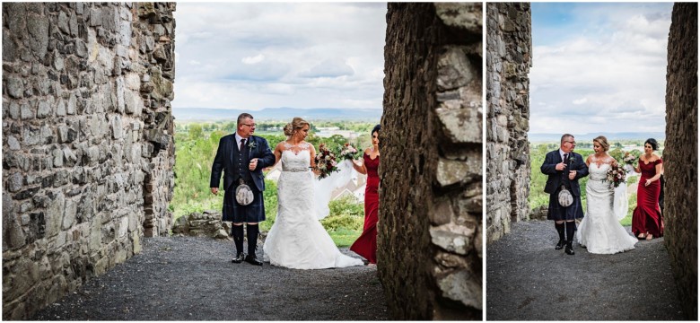 bride and her dad