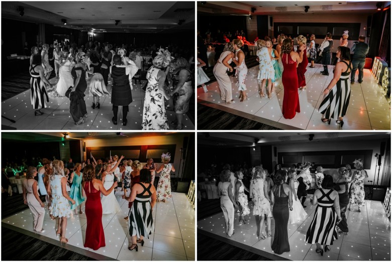 bride and groom first dance