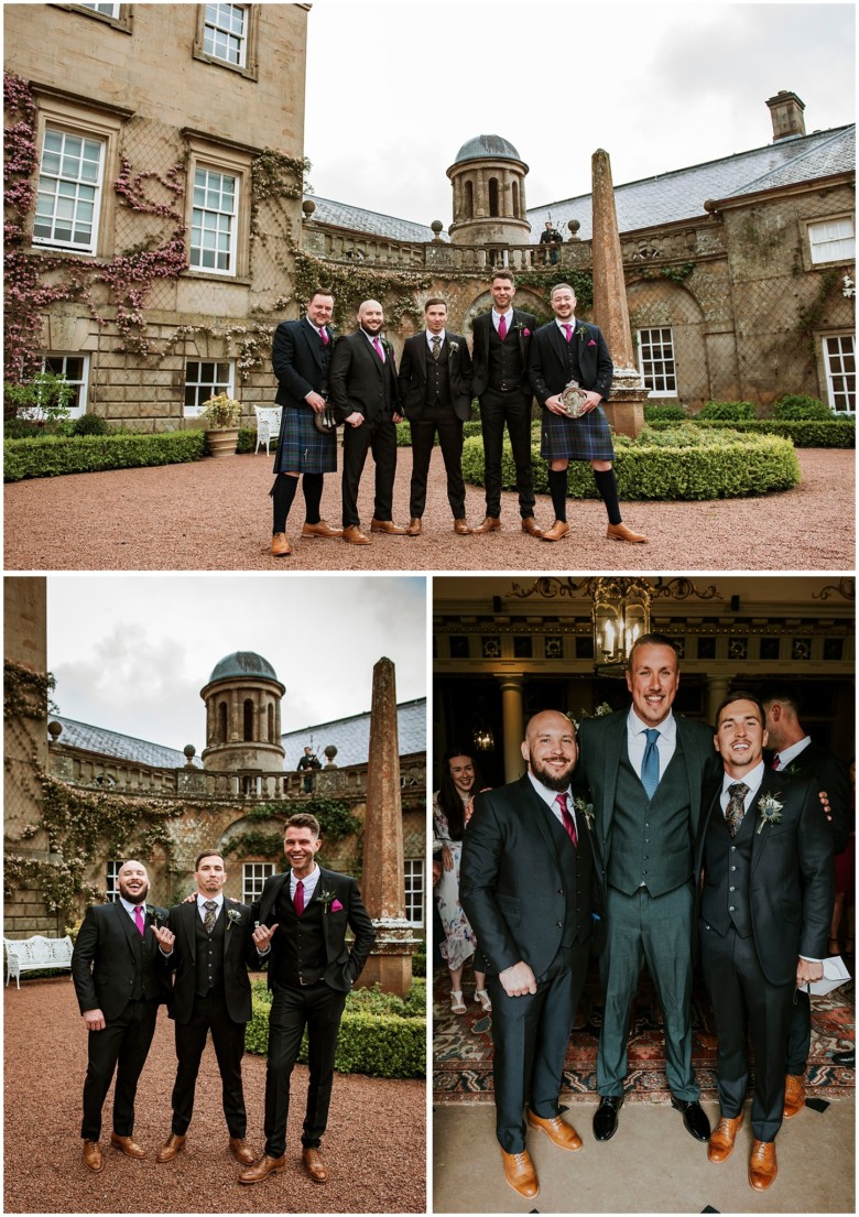 groom and his groomsmen