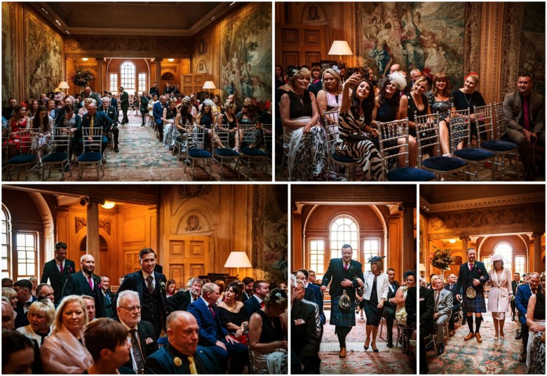 wedding ceremony in a scottish country estate