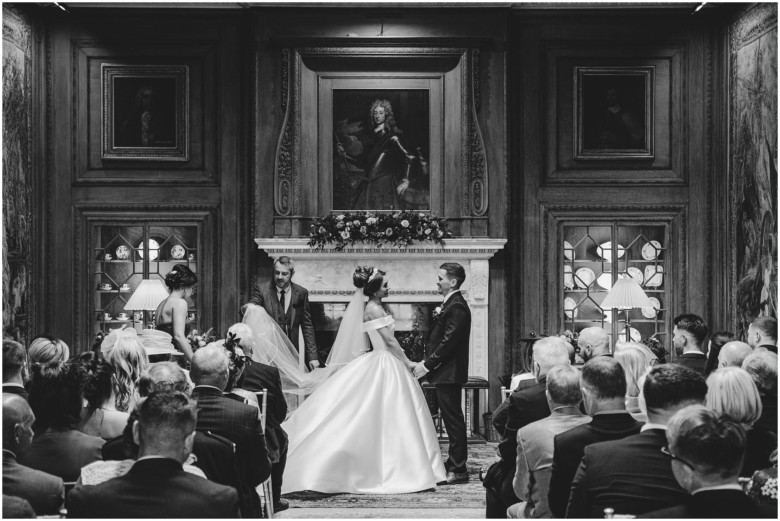 wedding ceremony in a scottish country estate