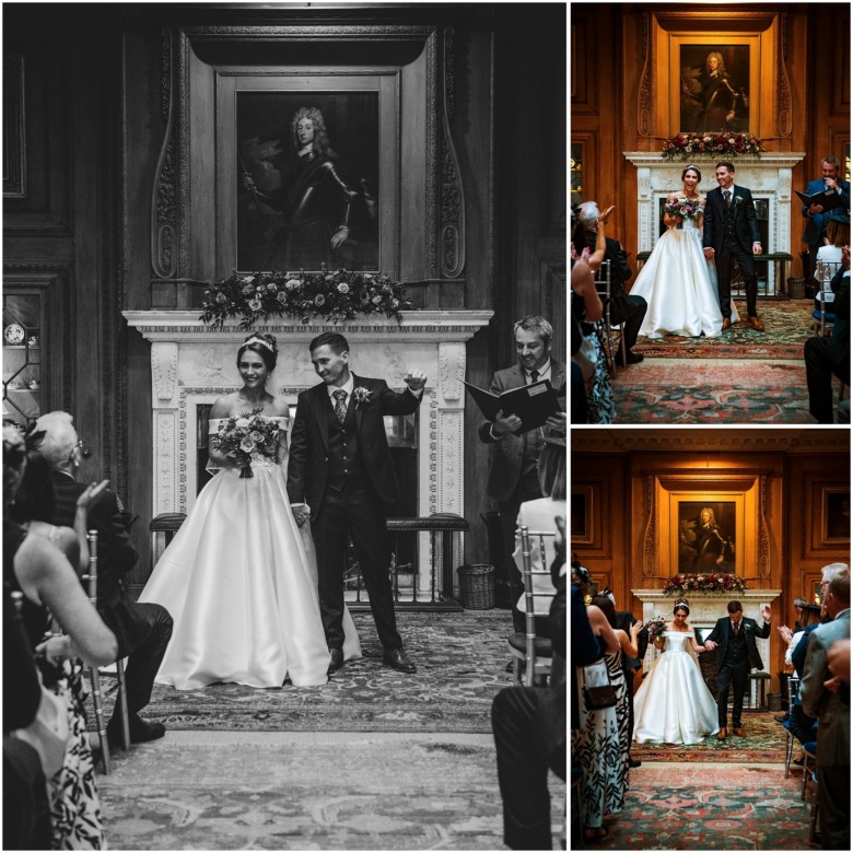 wedding ceremony in a scottish country estate