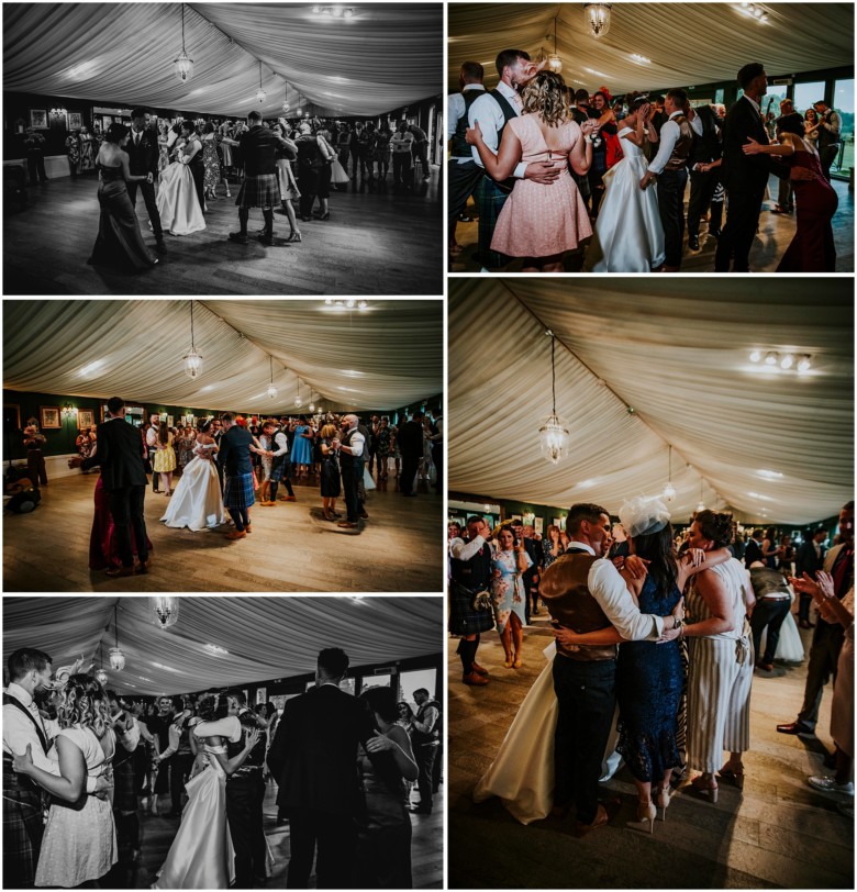 bride and groom first dance