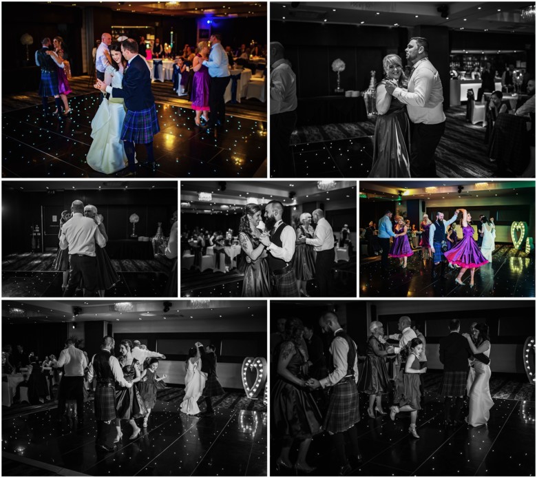 bride and groom first dance