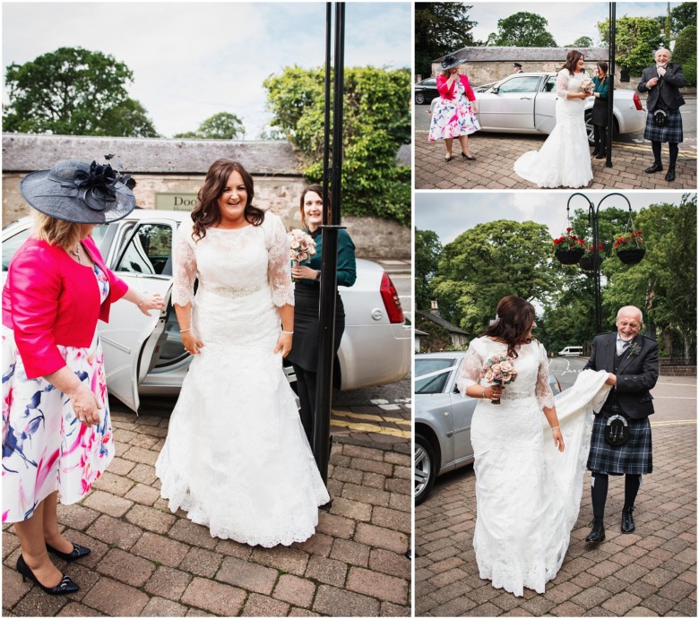 bride and her bridesmaids