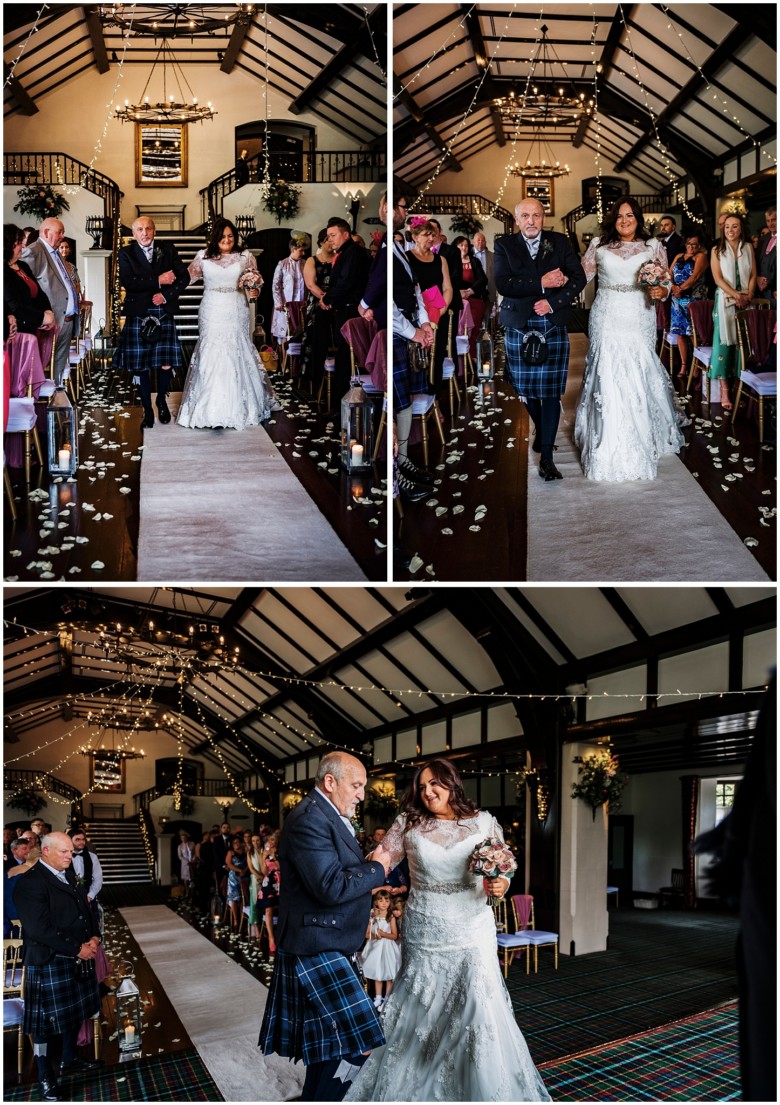 bride and her dad