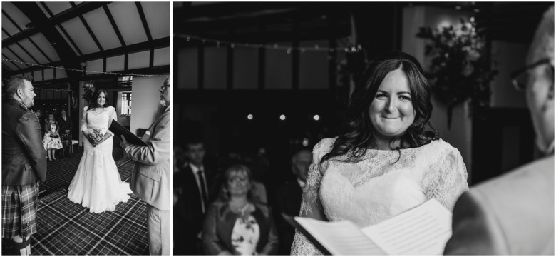 bride and groom at their wedding ceremony