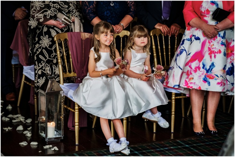 bride and groom at their wedding ceremony