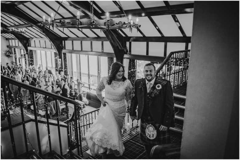 bride and groom at their wedding ceremony