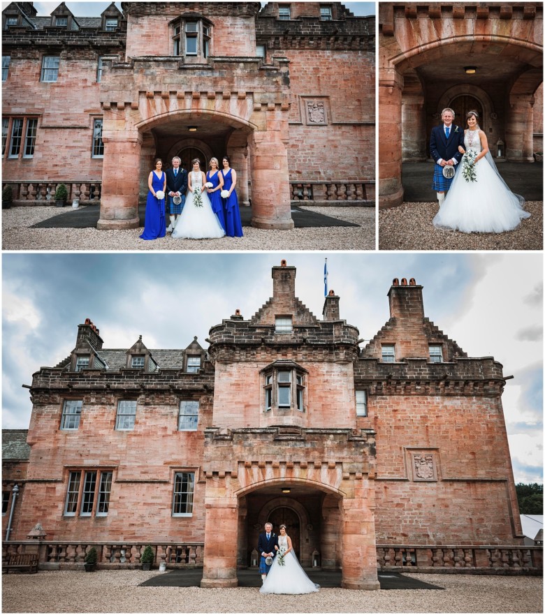 bride and her bridal party