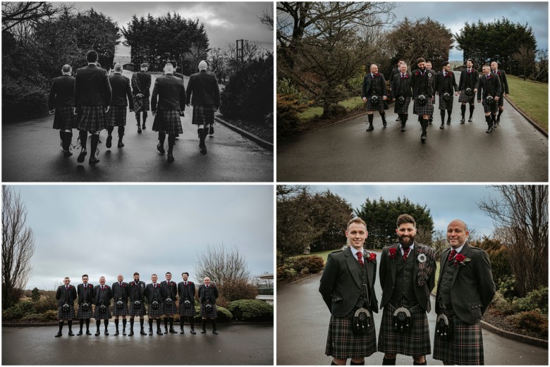 groom and his groomsmen