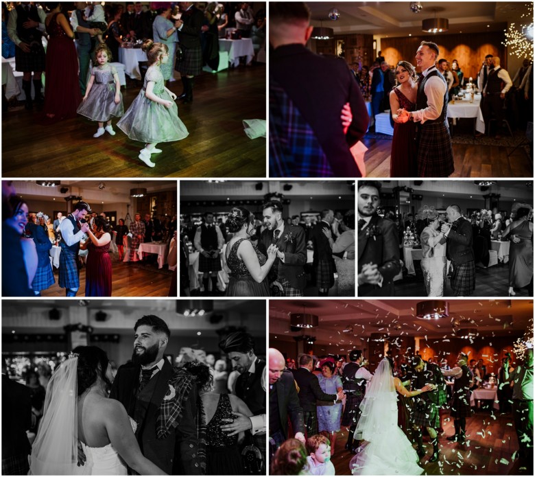 bride and grooms first dance