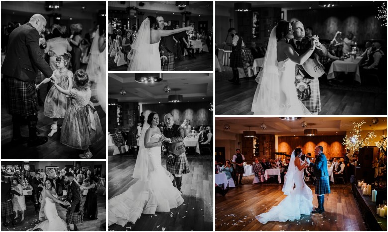 bride and grooms first dance