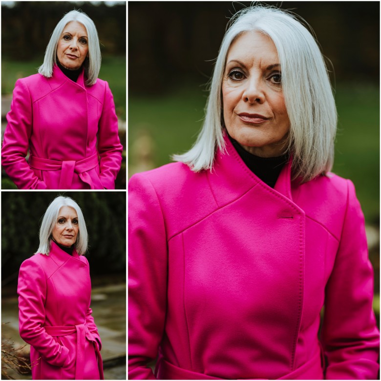 photoshoot for a mature female model